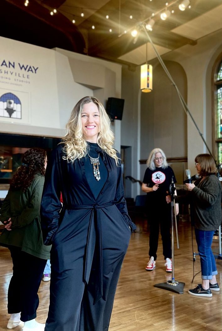 Ashley Dawn at Ocean Way Nashville recording studios